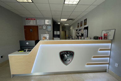 Custom Furniture. Front Desk. Miami FL