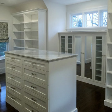 Smooth white melamine
