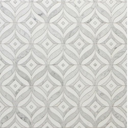 Jet Set MaiTai in Carrara White - Tile