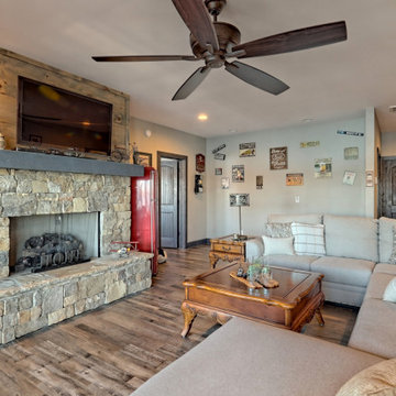 Lake's Edge: Rustic Craftsman Lake Home