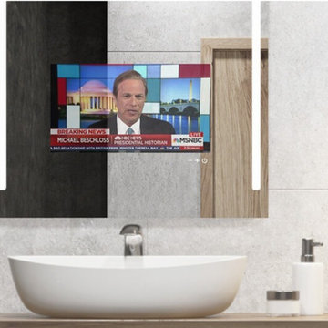 Smart Mirror with large hidden display