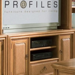American Drew 931-595 64" Entertainment Unit Antigua - Entertainment Centers And Tv Stands