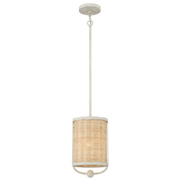 1 Light Pendant in Transitional Style - 8 Inches Wide by 13.75 Inches High-Off