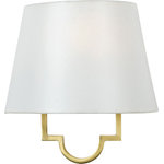 Quoizel Lighting - Quoizel Lighting - Millennium - 1 Light Wall Sconce - 10.75 Inches high-Gallery - Collection: Millennium, Material: Brass, Finish Color: Gallery Gold, Width: 9", Height: 10.75", Length: 5.5", Depth: 5.5", Backplate Width: 5.5", Backplate Length: 5.75", Lamping Type: Incandescent, Number Of Bulbs: 1, Wattage: 60 Watts, Dimmable: Yes, Moisture Rating: Damp Rated, Desc: Reflect your personal sense of style within your home with this classic lighting fixture. The soft modern, modular form reflects pure elegance and sophistication, and is designed and crafted with the utmost care. Other coordinating fixtures are available.  10" Height, 12" Width, 5 1/2" Extension.  Brass Material  (1)60W B10 Candelabra Base, Bulb Not Supplied  Gallery Gold Finish  Shade: 7 1/2" x 4" x 10" x 5 1/2" x 7"  Item Weight: 4.00 LBS   Bathroom/Bedroom/Dining   Cord Length: 72.00   .  Assembly Required: Yes    / Back Plate Height: 5.75    / Back Plate Width: 5.50    / Bulb Shape: B10    / Dimmable: Yes    / Shade Included: Yes   . ,-Millennium - 1 Light Wall Sconce - 10.75 Inches high-Gallery Gold Finish-Millennium Wall Sconce, Wall Sconce, Gallery Gold finish Wall Sconce, bowl lighting, bowl light, bowl wall lighting, bowl wall light, bowl wall sconce, flush lighting, flush light, flush wall lighting, flush wall light, flush wall sconce, modern mid century lighting, modern mid century light, modern mid century wall lighting, modern mid century wall light, modern mid century wall sconce, transitional lighting, transitional light, transitional wall lighting, transitional wall light, transitional wall sconce, gold light, gold lighting, gold wall light, gold wall sconce, parchment light, parchment lighting, parchment wall ligh, parchment wall sconce, white light, white lighting, white wall light, white wall sconce, OPAQUE-GLASS, LIGHTING, LIGHTING-FIXTURE, WHITE, No Bulb Exposure, TAPERED shape, PENDANT-FIXTURE, wall sconce, TEXTILE-LOOK, DESK-PLACEMENT-LSM8801GY