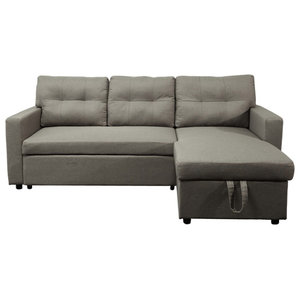 Belagio Sofa Bed With Chaise - Midcentury - Sleeper Sofas - by Moe's Home  Collection | Houzz