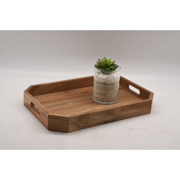 Heim Concept Acacia Wood Butler Tray With Handle
