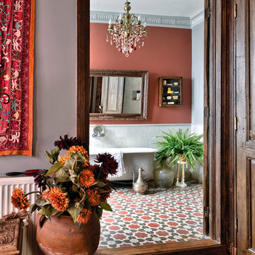Encaustic Cement Tile for Bathroom