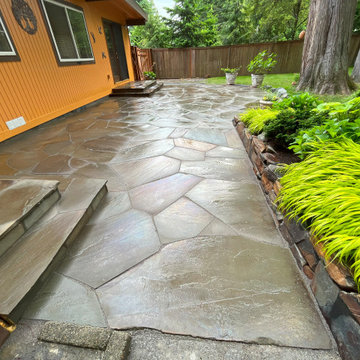 Flagstone Back Patio
