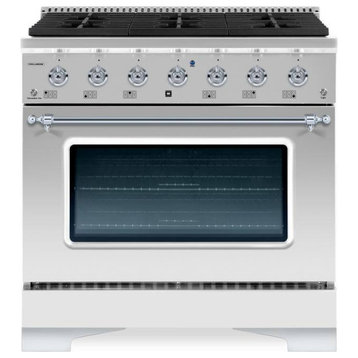 Classico Series 36" All Gas Freestanding Range, Stainless-Steel