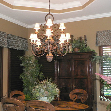 Dining Area Window Treatments