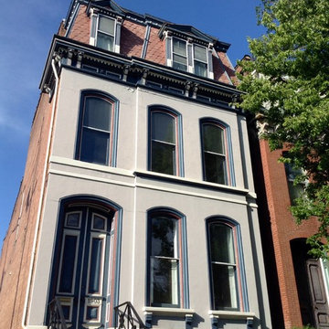 Three- Story Facade Painting in St.Louis City