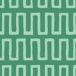 Urn in jade - Fabric