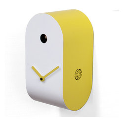 CuCupola 2135 White/Yellow Wall Cuckoo Clock - Cuckoo Clocks