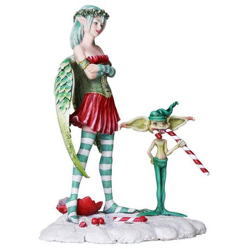 Christmas Fairy Collectible The Naughty List Decorative Statue