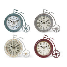 Lucius High Wheel Bicycle Clocks, Ast 4