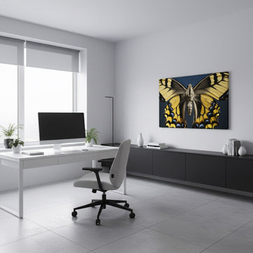 A Brushstroke of Nature Modern Style Wall Art