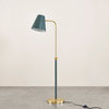 Zoe Feldman by Mitzi Georgann Floor Lamp Aged Brass/Soft Studio Green
