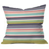 Wendy Kendall Multi Stripe Outdoor Throw Pillow