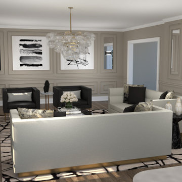 3D Renders - Social Rooms