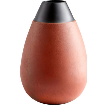 Regent Vase, Flamed Copper