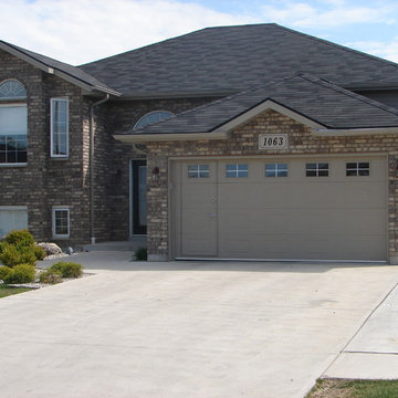 Classic Raised Panel WalkThru Garage Door