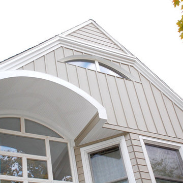 Chicago Contemporary Home Remodel Hardie Siding