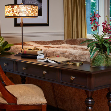 Library Flair & Family Room Sensibility