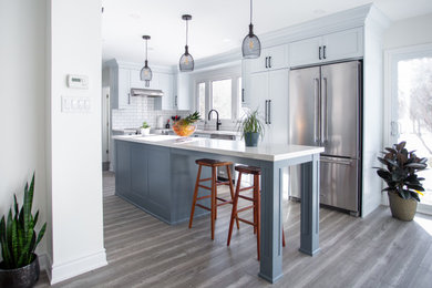Kitchen - transitional kitchen idea in Toronto