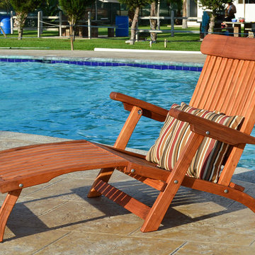 Steamer Wood Chaise Lounger