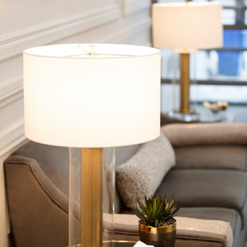 Contemporary & Glamorous Condo Lobby Renovation- Commercial Project