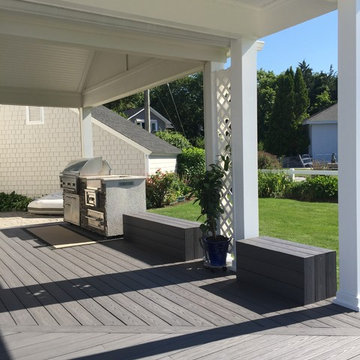 Two Story Deck in Old Lyme CT