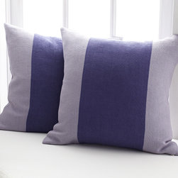 A LINE OF LAVENDER PILLOW COVER - NEW - Decorative Pillows