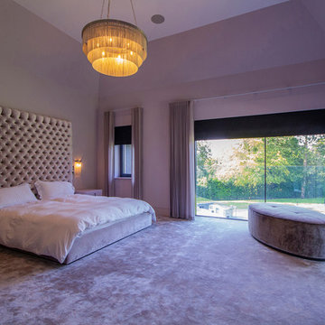 Luxury Bedroom with Curtains and Blackout Blinds