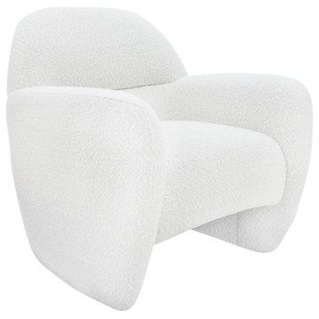 Club Accent Arm Chair, Ivory