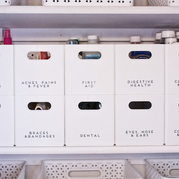 Linen Closet Organization