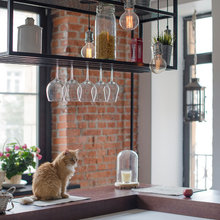 Industrial Exposed Brick Kitchen