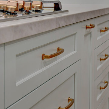 Custom Baby Blue Kitchen in Las Vegas