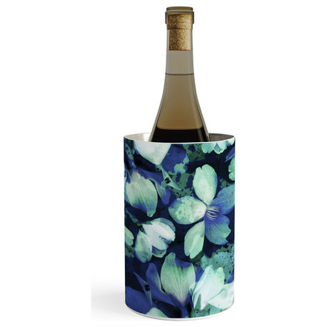 Deny Designs Susanne Kasielke Cherry Blossoms Blue Wine Chiller