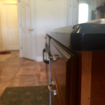 Absolute Black Slidell Kitchen