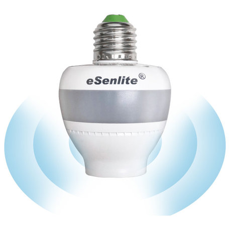 Invisible Motion Retrofit Compact LED Bulb or Light Fixture Add-On SMART Sockets, Ee101wls-1
