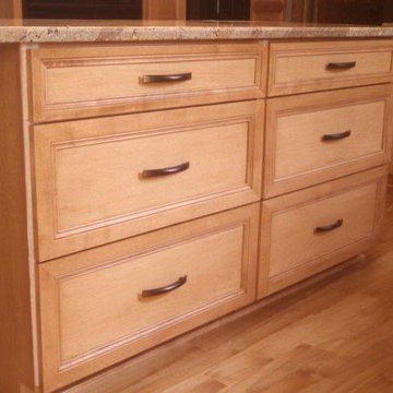 Kitchen Remodel done in Maple With Honey Stain