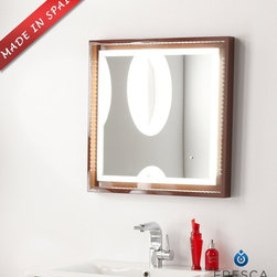 http://www.exoticbathexpo.com/fresca-platinum-napoli-24-bathroom-mirror-with-led - Bathroom Mirrors