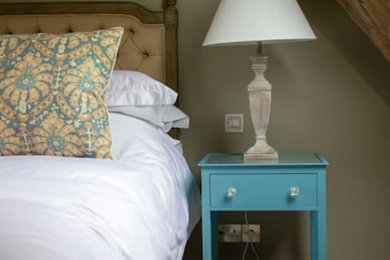 Country bedroom in Gloucestershire.