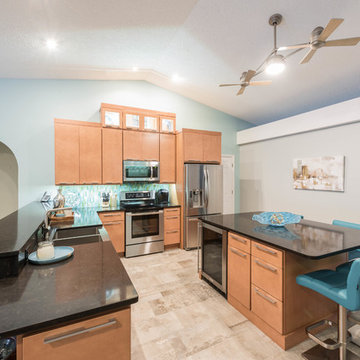 A Modern Kitchen with Contemporary Styling