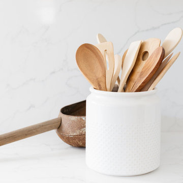 Kitchen Accessorizing with a Rustic Vintage Ladle