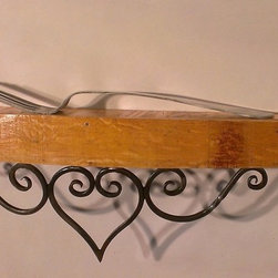 wine barrel stave shelf - Products