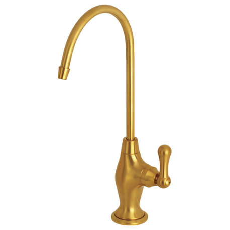 Kingston Brass 1/4 Turn Water Filtration Faucet, Brushed Brass