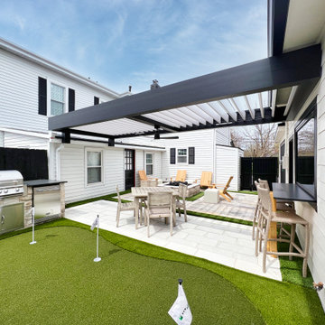 Pergola in Kentucky: Entertainment Oasis for Midwestern Residential Courtyards