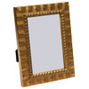 Arezzo Antique Frame, Gold With Beads, 4"x6"