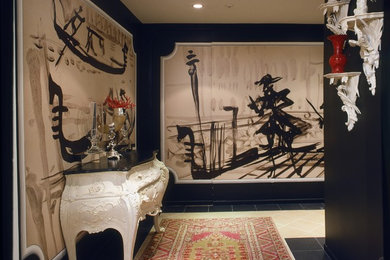Trendy entryway photo in Los Angeles